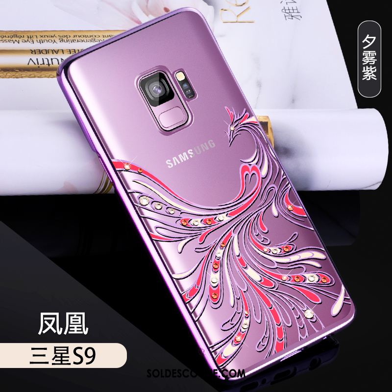 Coque Samsung Galaxy S9 Violet Difficile Personnalité Créatif Tout Compris France