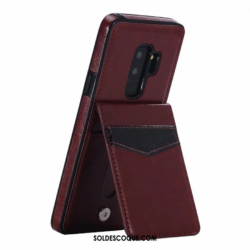 Coque Samsung Galaxy S9+ Étoile Carte Étui En Cuir Téléphone Portable Support En Ligne