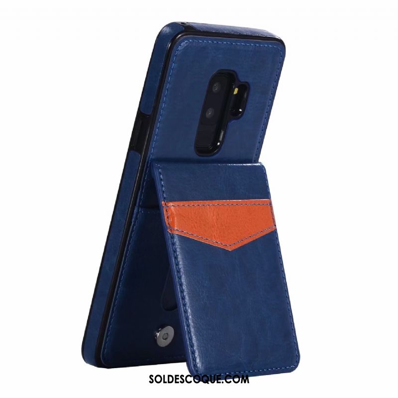 Coque Samsung Galaxy S9+ Étoile Carte Étui En Cuir Téléphone Portable Support En Ligne