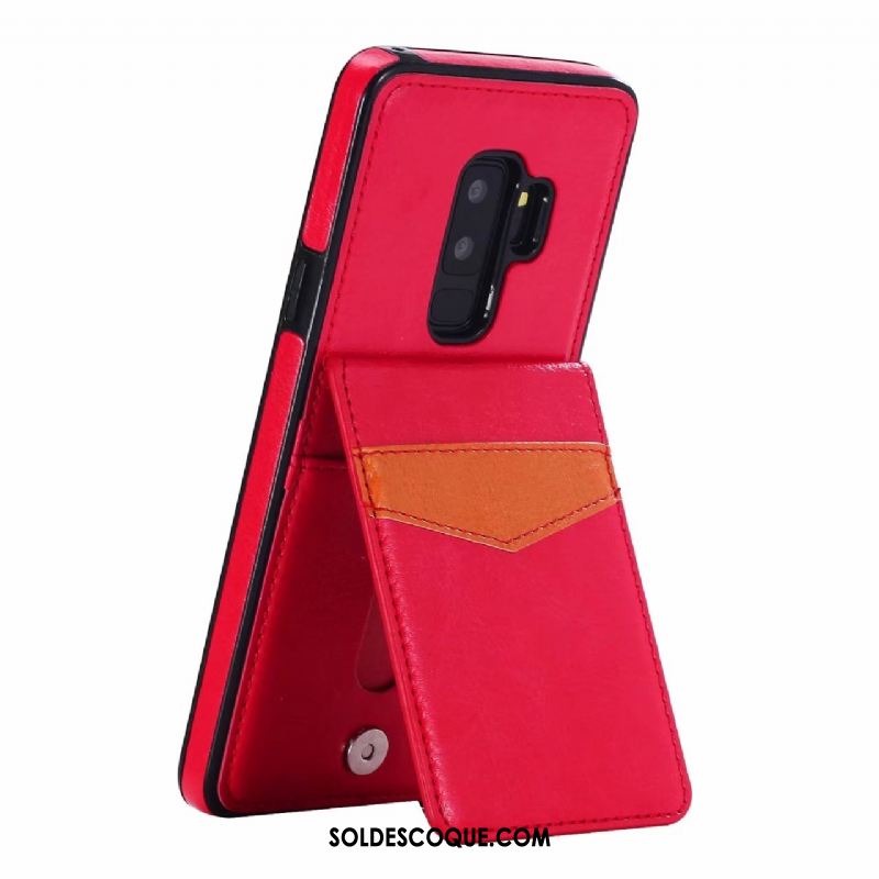 Coque Samsung Galaxy S9+ Étoile Carte Étui En Cuir Téléphone Portable Support En Ligne