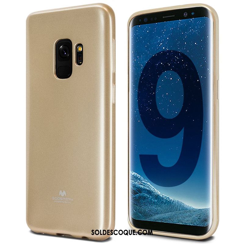 Coque Samsung Galaxy S9 Étui En Cuir Rose Étoile Protection Antidérapant Pas Cher