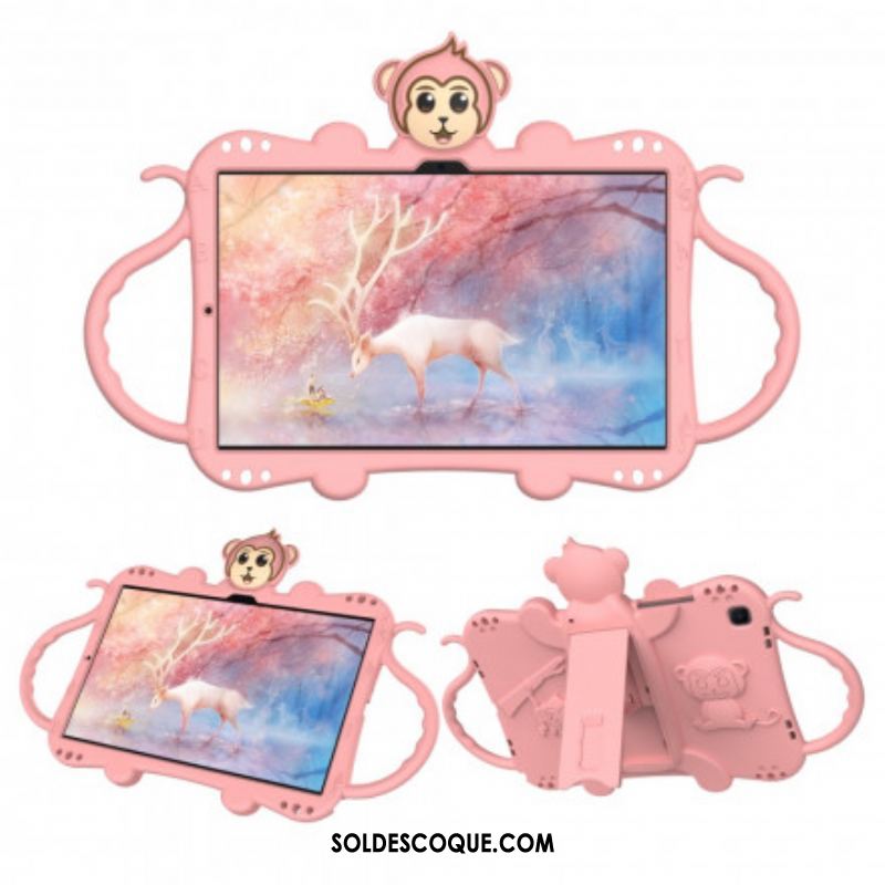 Coque Samsung Galaxy Tab A7 (2020) Multi-Fonctionnelle Singe