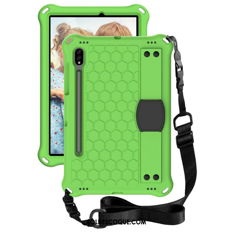 Coque Samsung Galaxy Tab S8 / Tab S7 EVA avec Sangle-Support et Bandoulière