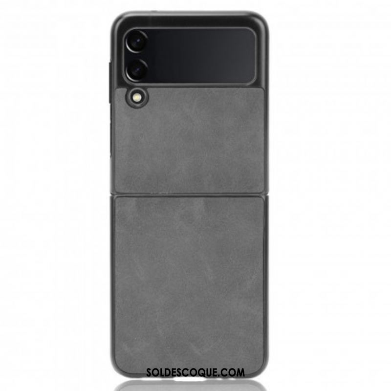 Coque Samsung Galaxy Z Flip 3 5G Effet Cuir