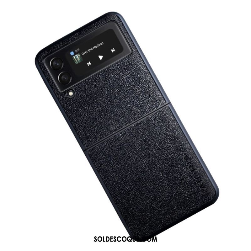 Coque Samsung Galaxy Z Flip 4 5G Effet Cuir AIORIA