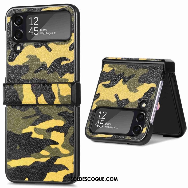 Coque Samsung Galaxy Z Flip 4 Camouflage Militaire