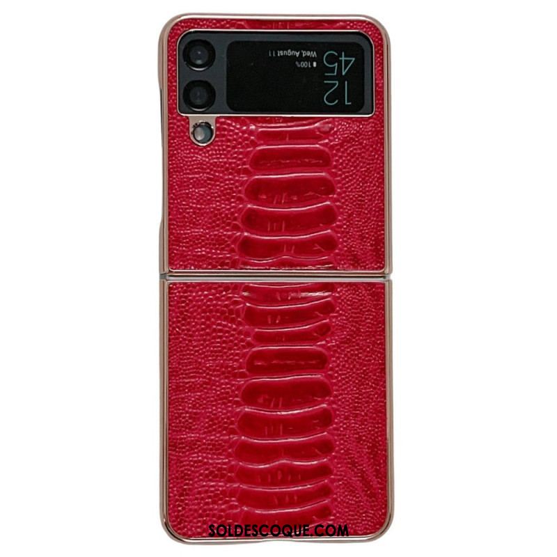 Coque Samsung Galaxy Z Flip 4 Design Crocodile