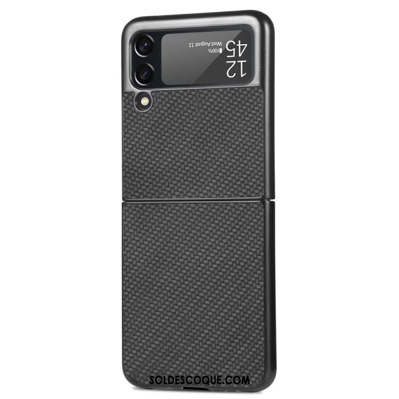 Coque Samsung Galaxy Z Flip 4 Fibre Carbone Texturée