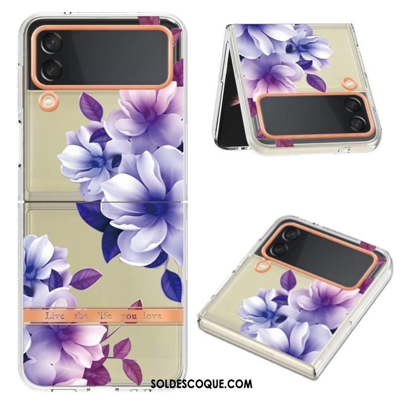 Coque Samsung Galaxy Z Flip 4 Florale