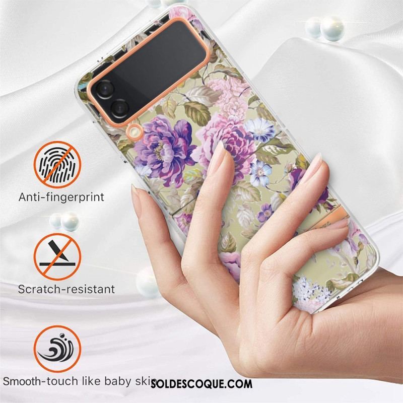 Coque Samsung Galaxy Z Flip 4 Florale