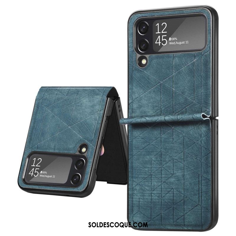 Coque Samsung Galaxy Z Flip 4 Lignes Géométriques