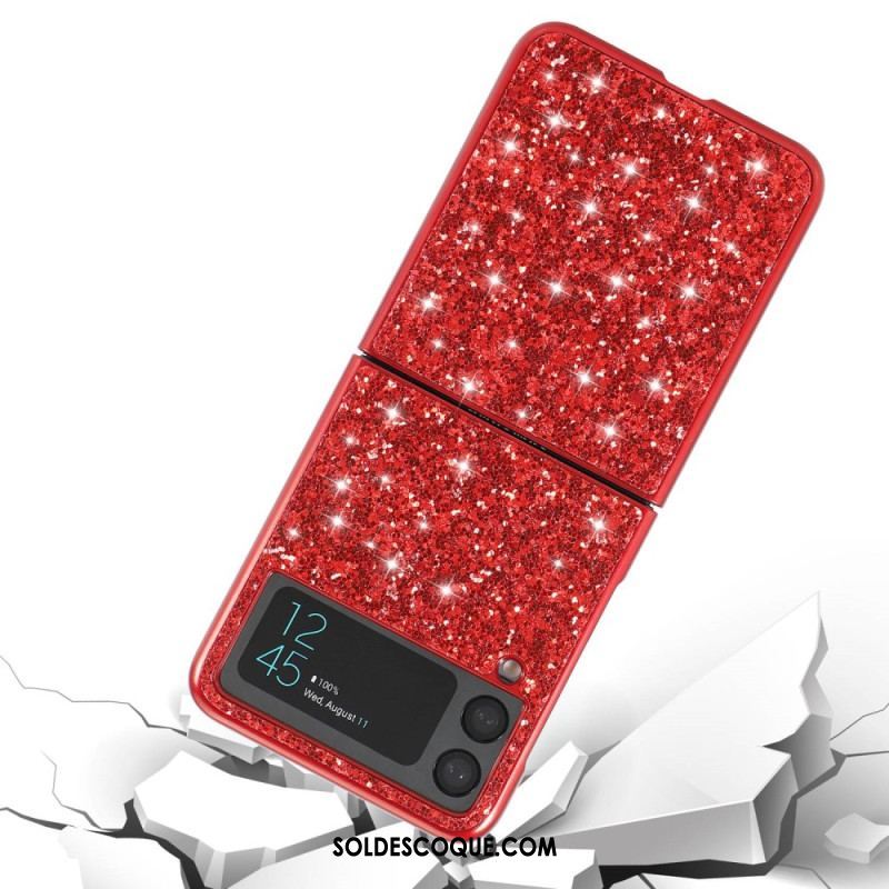 Coque Samsung Galaxy Z Flip 4 Paillettes Premium