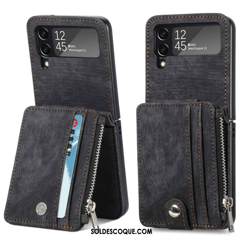 Coque Samsung Galaxy Z Flip 4 Porte-cartes / Porte-monnaie