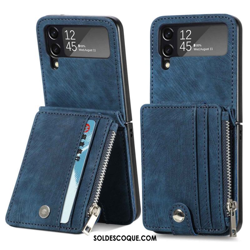 Coque Samsung Galaxy Z Flip 4 Porte-cartes / Porte-monnaie