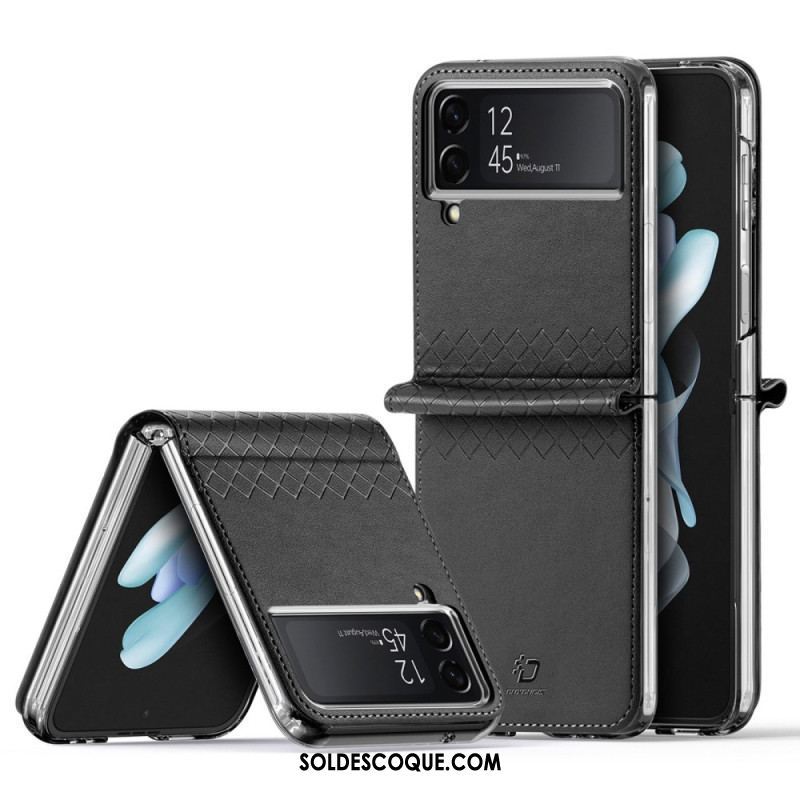 Coque Samsung Galaxy Z Flip 4 Simili Cuir Dux Ducis