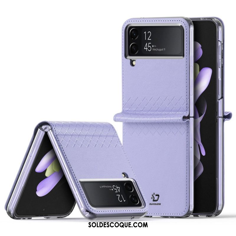 Coque Samsung Galaxy Z Flip 4 Simili Cuir Dux Ducis