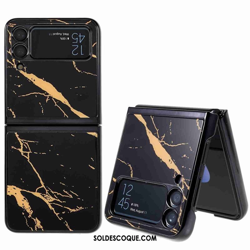 Coque Samsung Galaxy Z Flip 4 Style Marbre