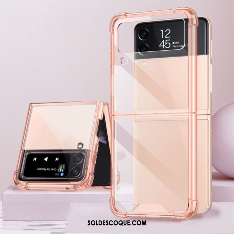 Coque Samsung Galaxy Z Flip 4 Transparente Coins Renforcés GKK