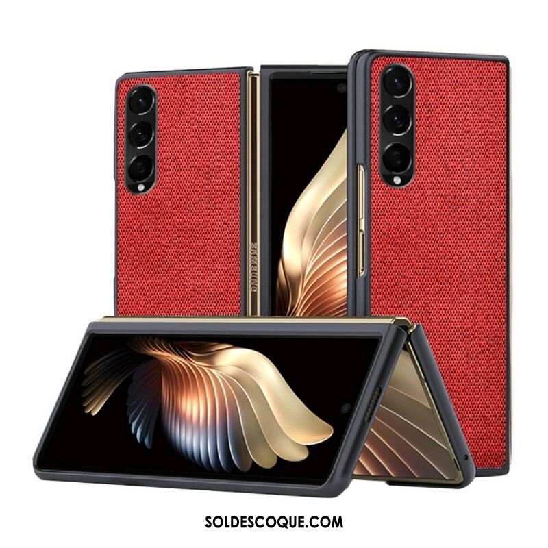 Coque Samsung Galaxy Z Fold 3 5G Effet Cuir Texturé