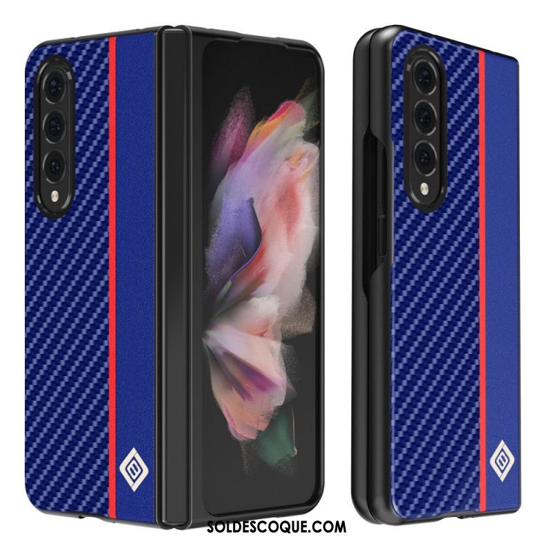 Coque Samsung Galaxy Z Fold 3 5G Fibre Carbone Line LC.IMEEKE