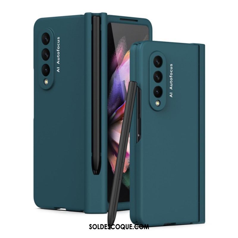 Coque Samsung Galaxy Z Fold 3 5G Protecteur Écran et Porte-Stylet