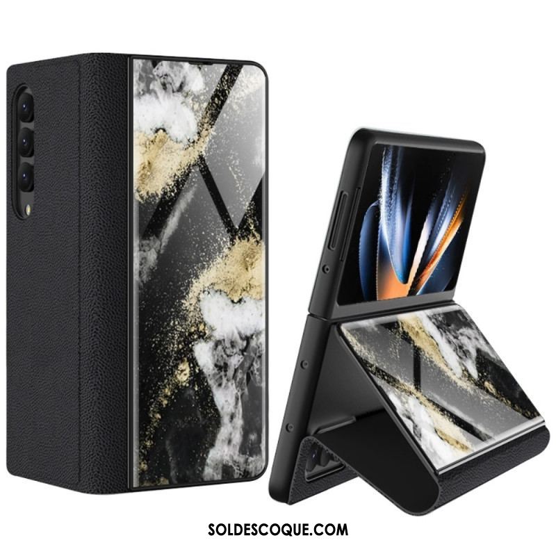 Coque Samsung Galaxy Z Fold 4 GKK Marble Waves