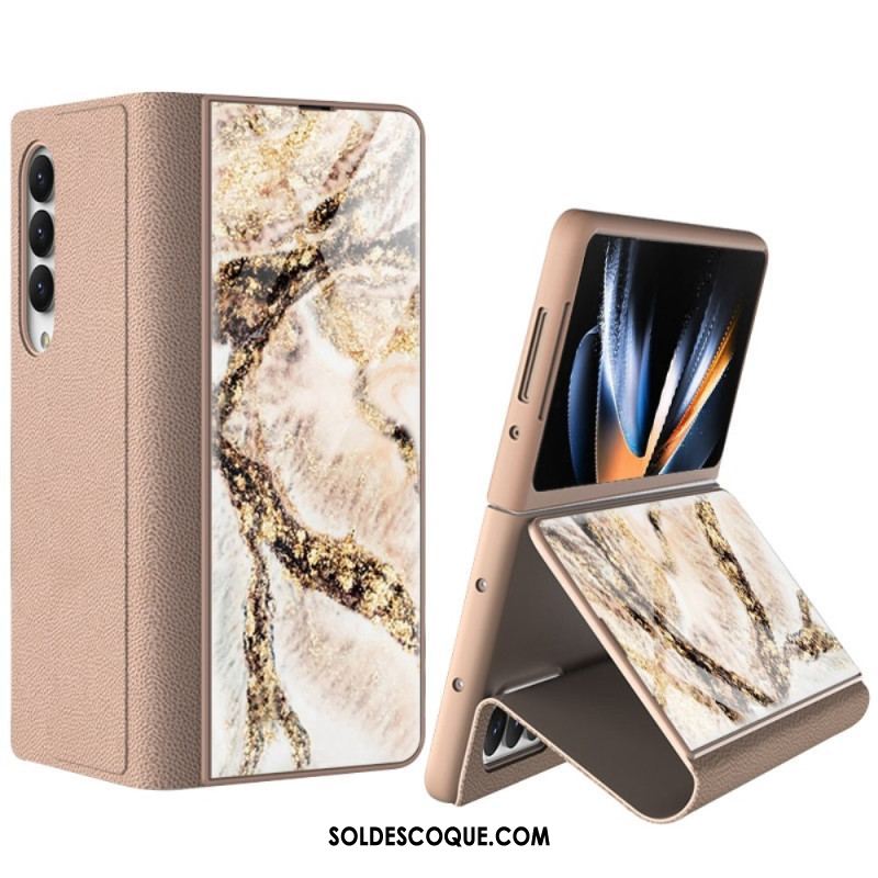 Coque Samsung Galaxy Z Fold 4 GKK Marble Waves