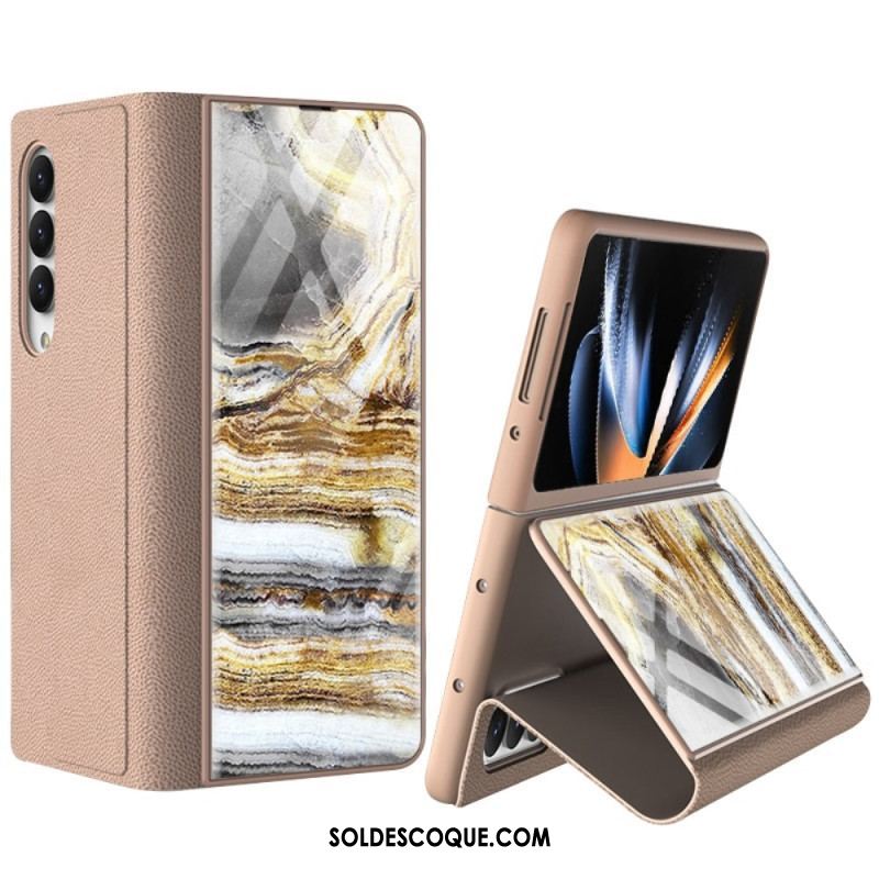 Coque Samsung Galaxy Z Fold 4 GKK Marble Waves