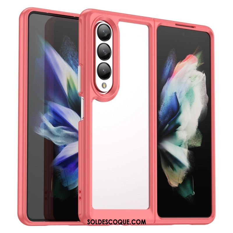 Coque Samsung Galaxy Z Fold 4 Plastique Color