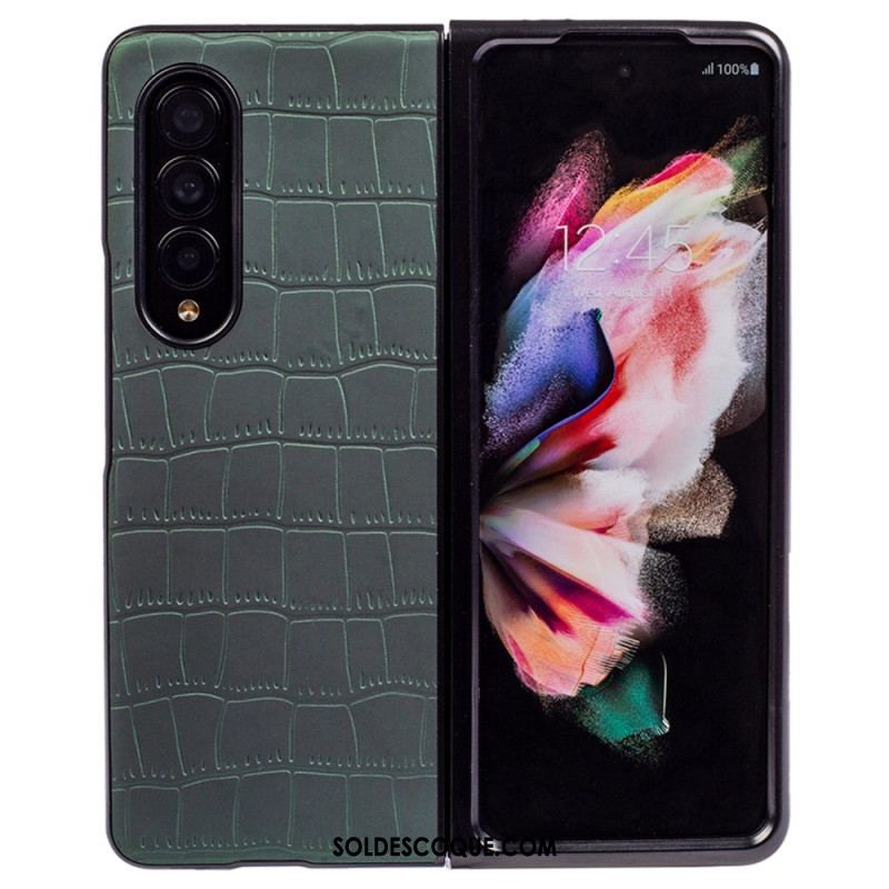 Coque Samsung Galaxy Z Fold 4 Relief Croco