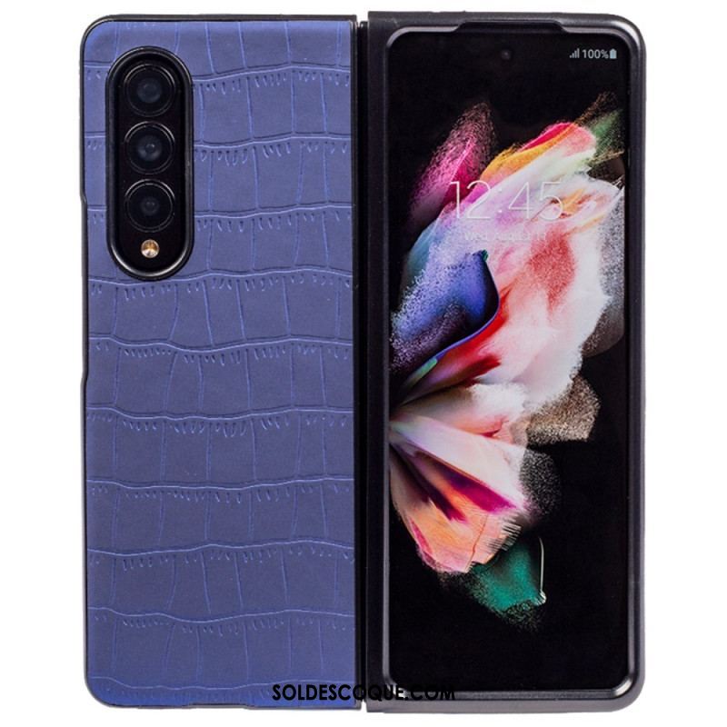 Coque Samsung Galaxy Z Fold 4 Relief Croco