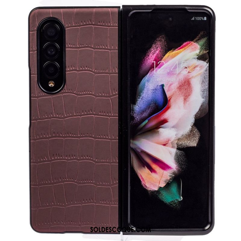 Coque Samsung Galaxy Z Fold 4 Relief Croco