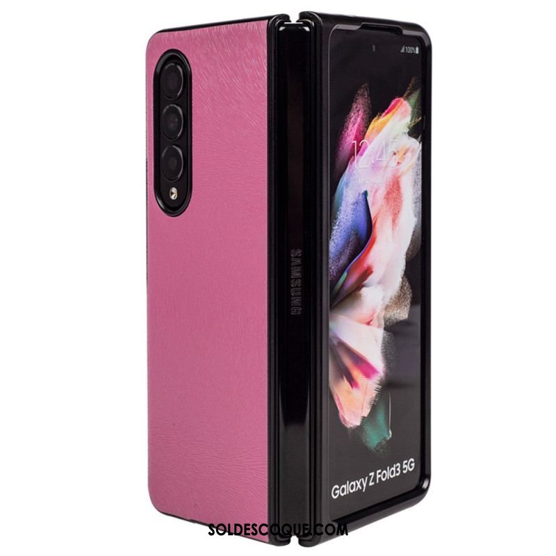 Coque Samsung Galaxy Z Fold 4 Relief Fourrure