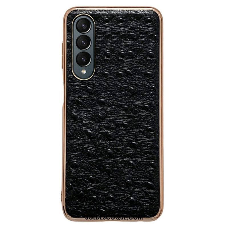 Coque Samsung Galaxy Z Fold 4 Texture Autruche