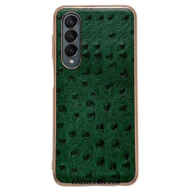 Coque Samsung Galaxy Z Fold 4 Texture Autruche