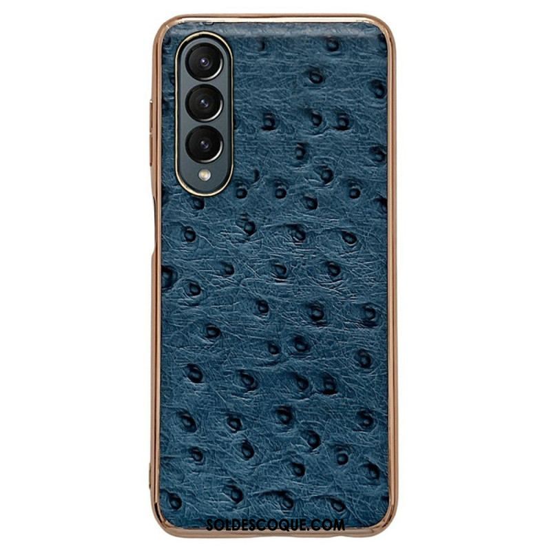 Coque Samsung Galaxy Z Fold 4 Texture Autruche