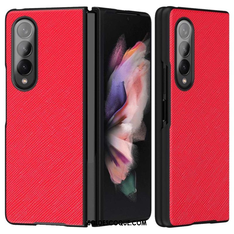 Coque Samsung Galaxy Z Fold 4 Texture Tissée