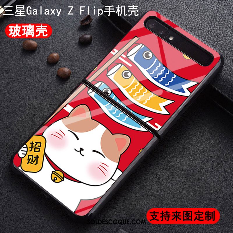 Coque Samsung Z Flip Personnalisé Chat Tout Compris Verre Incassable Housse En Ligne