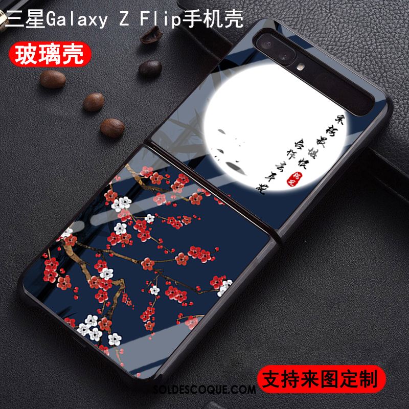 Coque Samsung Z Flip Personnalisé Style Chinois Mode Tendance Difficile En Vente