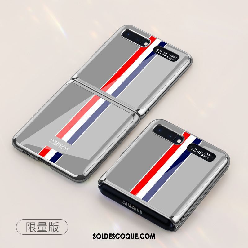 Coque Samsung Z Flip Placage Étui Téléphone Portable Très Mince Protection Pas Cher