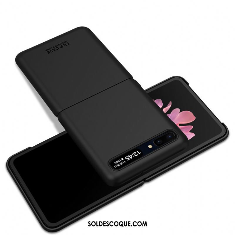 Coque Samsung Z Flip Tout Compris Étoile Noir Très Mince Simple En Ligne