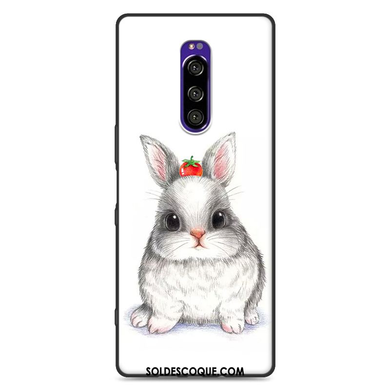 Coque Sony Xperia 1 Drôle Rouge Fluide Doux Dessin Animé Téléphone Portable Soldes