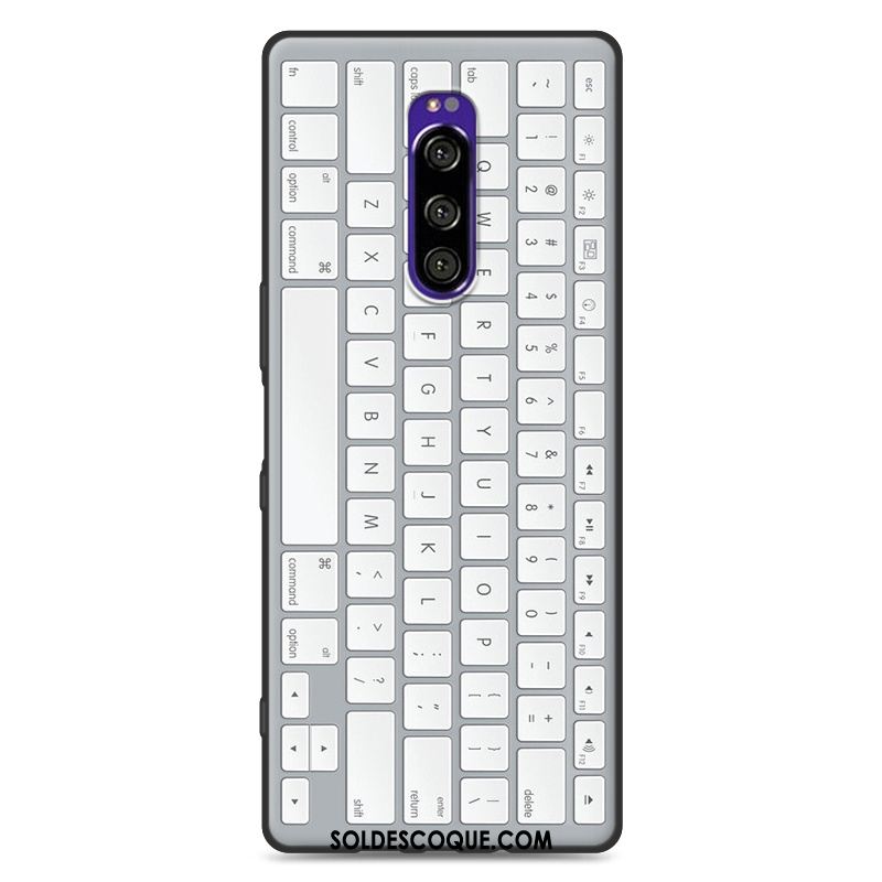 Coque Sony Xperia 1 Drôle Rouge Fluide Doux Dessin Animé Téléphone Portable Soldes