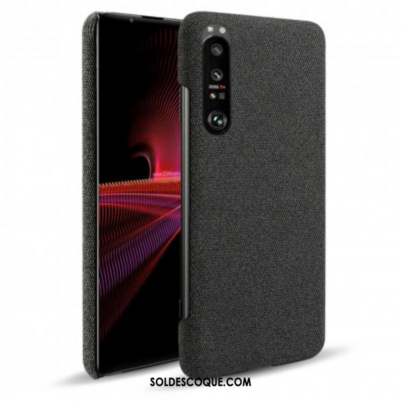 Coque Sony Xperia 1 III Texture Tissu KSQ