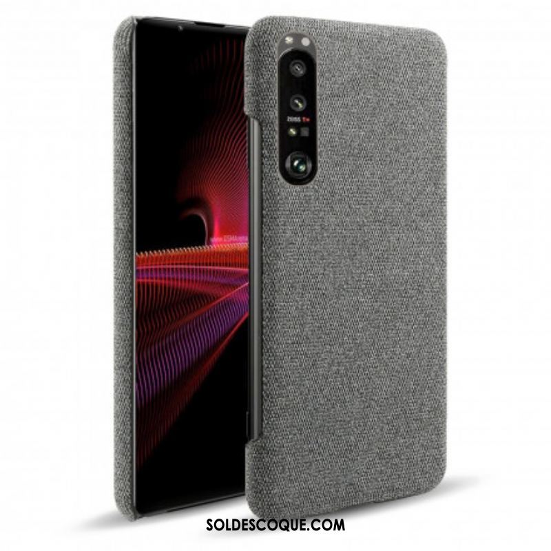 Coque Sony Xperia 1 III Texture Tissu KSQ