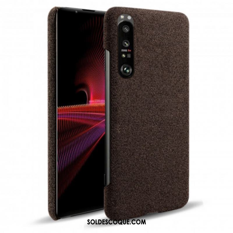 Coque Sony Xperia 1 III Texture Tissu KSQ