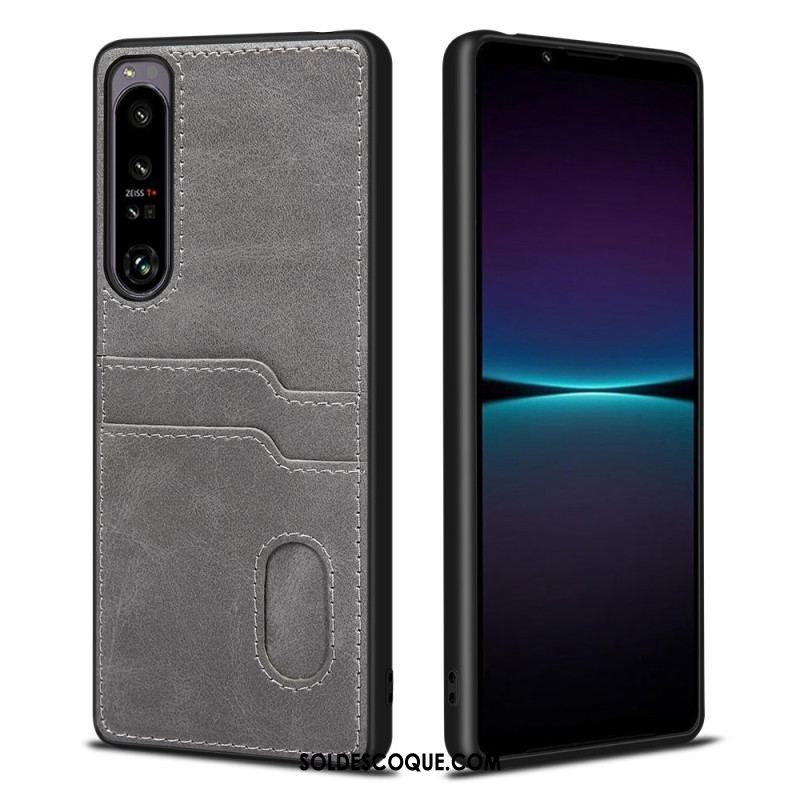 Coque Sony Xperia 1 IV Double Porte-Cartes