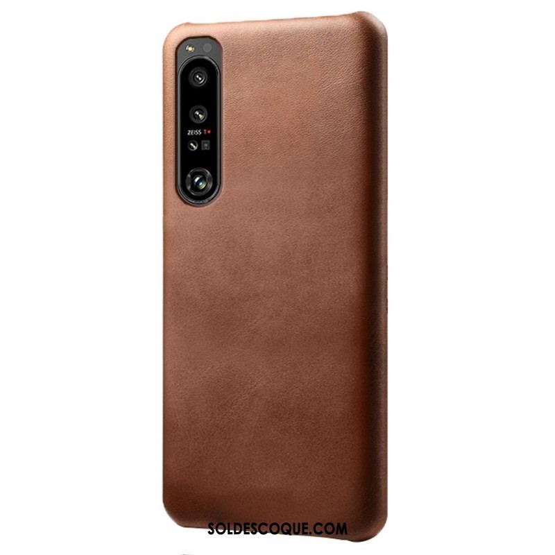 Coque Sony Xperia 1 IV Effet Cuir