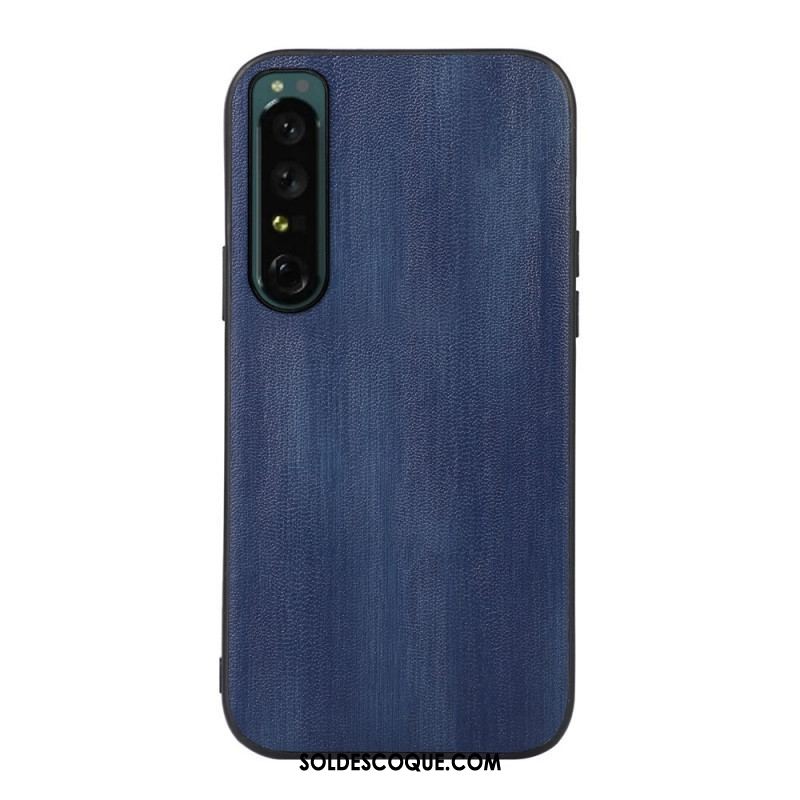 Coque Sony Xperia 1 IV Simili Cuir