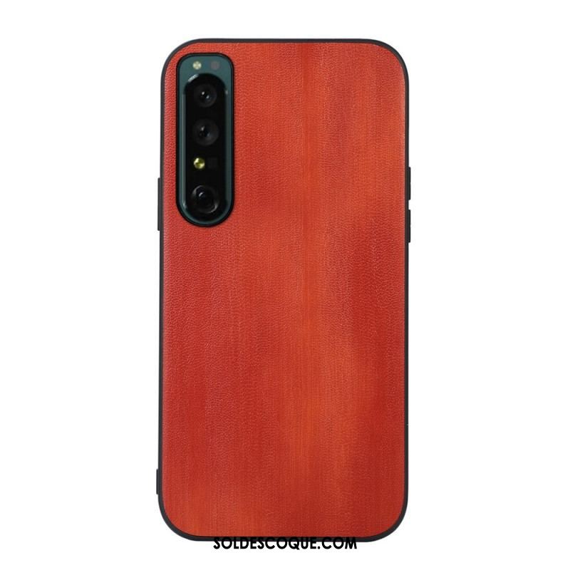 Coque Sony Xperia 1 IV Simili Cuir